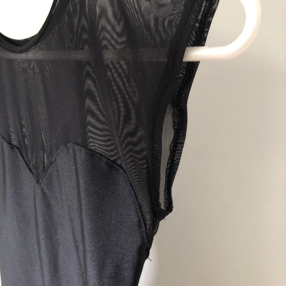 AMERICAN APPAREL SKINTIGHT BLACK WITH MESH XS - Picture 4 of 16